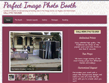 Tablet Screenshot of perfectimagephotobooth.com